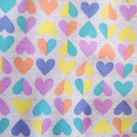 NWT New (2) Pair Leggings OshKosh & Carter's Hearts Unicorns Girls Size 14 - Picture 4 of 6